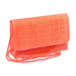 Pochette cérémonie Sally en sisal Orange ANCIENNES COLLECTIONS divers