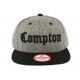 Snapback Compton Grise et Noire Landtaylor ANCIENNES COLLECTIONS divers