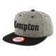 Snapback Compton Grise et Noire Landtaylor ANCIENNES COLLECTIONS divers