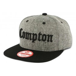 Snapback Compton Grise et Noire Landtaylor ANCIENNES COLLECTIONS divers