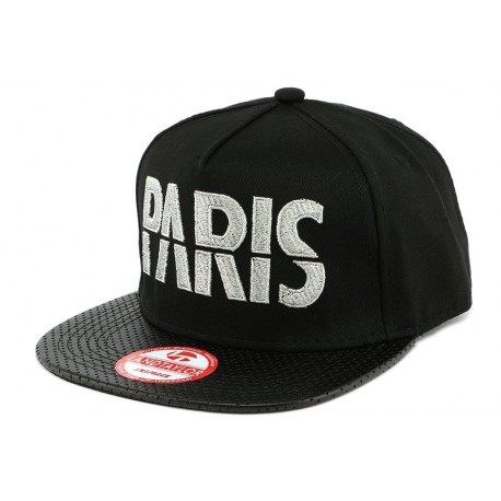 Snapback PARIS Noir et Argent Landtaylor ANCIENNES COLLECTIONS divers