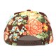 Casquette NY Marron à fleurs orange ANCIENNES COLLECTIONS divers