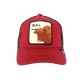 Casquette Baseball Rouge Bull Goorin Bros ANCIENNES COLLECTIONS divers