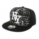 Casquette NY Noir Tag Blanc Trax ANCIENNES COLLECTIONS divers