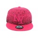 Snapback Rose Tags Noir Painter ANCIENNES COLLECTIONS divers