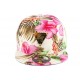 Casquette NY Enfant Beige Fleurs Roses de 6 à 11 ans ANCIENNES COLLECTIONS divers