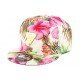 Casquette NY Enfant Beige Fleurs Roses de 6 à 11 ans ANCIENNES COLLECTIONS divers