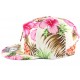 Casquette NY Enfant Beige Fleurs Roses de 6 à 11 ans ANCIENNES COLLECTIONS divers