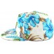 Casquette NY Beige Fleurs Bleu ANCIENNES COLLECTIONS divers