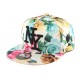 Casquette NY Blanche Fleur Bleue et Rose ANCIENNES COLLECTIONS divers