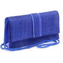 Pochette cérémonie Lynda en sisal Bleu royal ANCIENNES COLLECTIONS divers