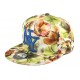 Casquette NY Verte Fleurs Rose Aquarelle ANCIENNES COLLECTIONS divers