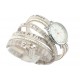 Montre bracelet double tour Grise et Argent Guillia ANCIENNES COLLECTIONS divers