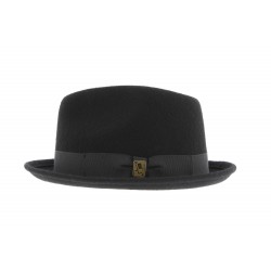 Chapeau Pork Pie Noir Broadway Herman ANCIENNES COLLECTIONS divers