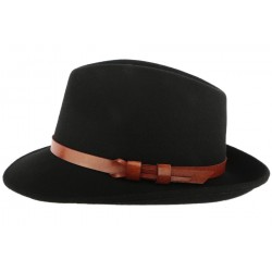 Chapeau Noir Fedora Raspail Léon Montane ANCIENNES COLLECTIONS divers