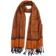 Echarpe pashmina Orange Delhi ANCIENNES COLLECTIONS divers