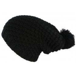 Bonnet Pompon Rasta Noir Erwan ANCIENNES COLLECTIONS divers