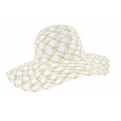 Chapeau femme blanc été Fysea Herman ANCIENNES COLLECTIONS divers