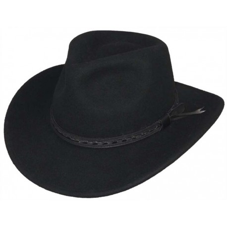 Chapeau Feutre Herman Headwear Sir Tennesee Noir ANCIENNES COLLECTIONS divers