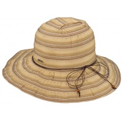 Chapeau été femme Tissu Beige Herman Headwear ANCIENNES COLLECTIONS divers