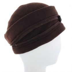 Chapeau Toque Marron Toumel Marque Céline Robert ANCIENNES COLLECTIONS divers