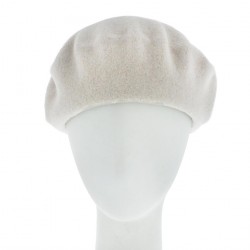 Béret Rond Beige Koppa par Céline Robert ANCIENNES COLLECTIONS divers