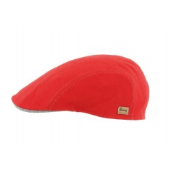 Casquette plate rouge coton Badger Polo par Herman Headwear ANCIENNES COLLECTIONS divers