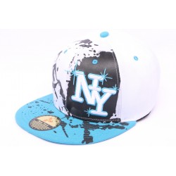 Snapback Ny Blanc Noir et bleu ANCIENNES COLLECTIONS divers