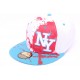 Snapback Ny blanc bleu turquoise rouge ANCIENNES COLLECTIONS divers