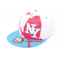 Snapback Ny blanc bleu turquoise rouge ANCIENNES COLLECTIONS divers