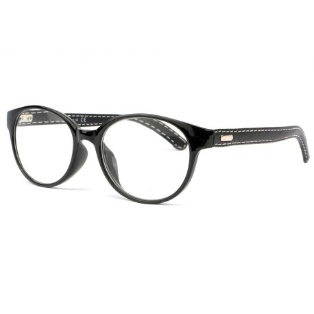 Lunette lecture cuir noir Lunettes Loupes Loupea