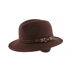 Chapeau feutre Marron Mac Gofer Herman ANCIENNES COLLECTIONS divers