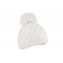 Bonnet Pompon Louise Blanc ANCIENNES COLLECTIONS divers