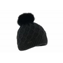 Bonnet pompon Louise Noir ANCIENNES COLLECTIONS divers