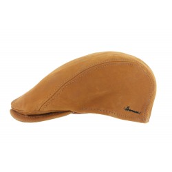 Casquette Cuir Marron Cognac Wange ANCIENNES COLLECTIONS divers