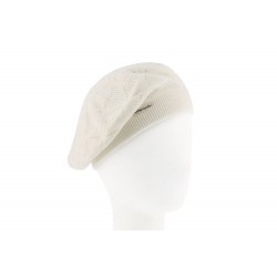 Béret Femme Blanc Contesse Louise Herman ANCIENNES COLLECTIONS divers