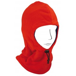 Cagoule polaire rouge reversible noire Mesry Herman ANCIENNES COLLECTIONS divers