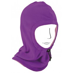 Cagoule polaire violette reversible rose Mesry Herman ANCIENNES COLLECTIONS divers