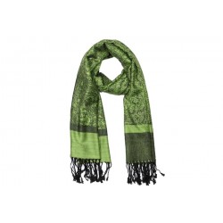 Echarpe Pashmina Verte et noire Delhi ANCIENNES COLLECTIONS divers