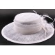 Chapeau mariée Laurie en sisal blanchi ANCIENNES COLLECTIONS divers