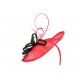 Chapeau Mariage Rouge et Noir Soleo Leon Montane ANCIENNES COLLECTIONS divers