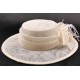 Chapeau mariée Suzie en sisal Ecru ANCIENNES COLLECTIONS divers