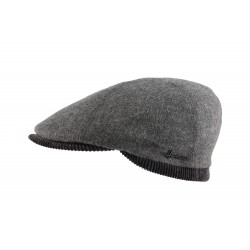 Casquette laine et velours gris Usurk Herman ANCIENNES COLLECTIONS divers