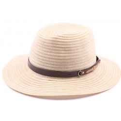 Chapeau paille Jason en mottled écru ANCIENNES COLLECTIONS divers