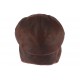 Casquette cache oreille cuir suédine marron Epsom Aussie Apparel CASQUETTES Aussie Apparel