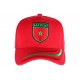 Casquette Maroc drapeau blason rouge et vert CASQUETTES Nyls Création