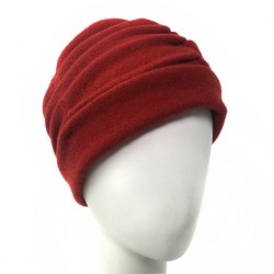 Beret toque rouge brique laine Heya Celine Robert ANCIENNES COLLECTIONS divers