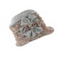 Toque chapeau laine femme marron gris Leana ANCIENNES COLLECTIONS divers