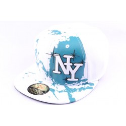 Snapback NY Blanche et Bleue Street Art ANCIENNES COLLECTIONS divers