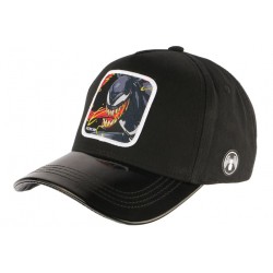 Casquette Venom Noire Visiere Cuir Fashion Baseball Marvel Capslab ANCIENNES COLLECTIONS divers